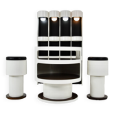 Ensemble de bar dans le style de Joe Colombo, 1960s