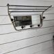 Vintage coat rack with pivoting mirror from the 60s