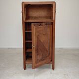 Antique wooden gramophone sideboard Art Deco France 1950