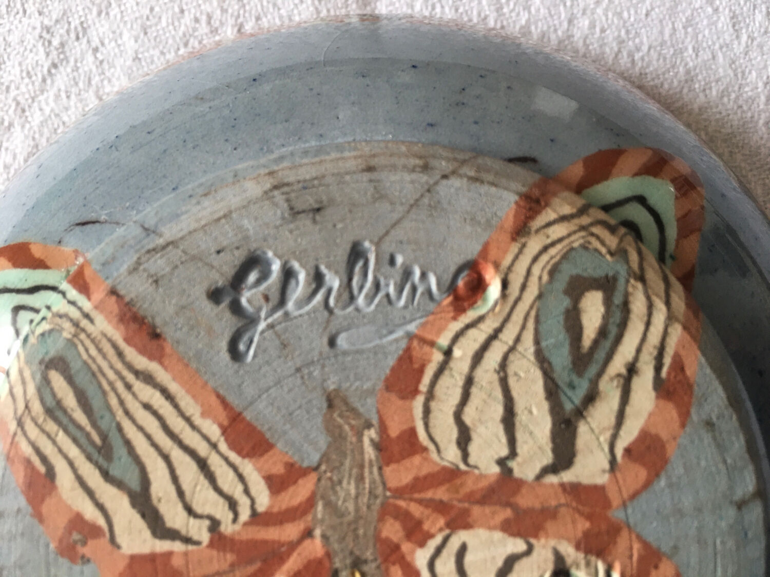 Cup signed Gerbino Vallauris