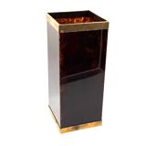 Mid-century brass and bakelite umbrella stand, France 1960s