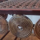 Set of 2 metal bedside tables