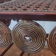 Lot de 2 tables de chevet en métal