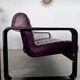Sofa set and 2 vintage leather armchairs designed by Albert Stoll Giroflex 1970s