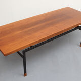 1960s design coffee table in walnut