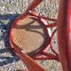 3 wooden bar stools with caning