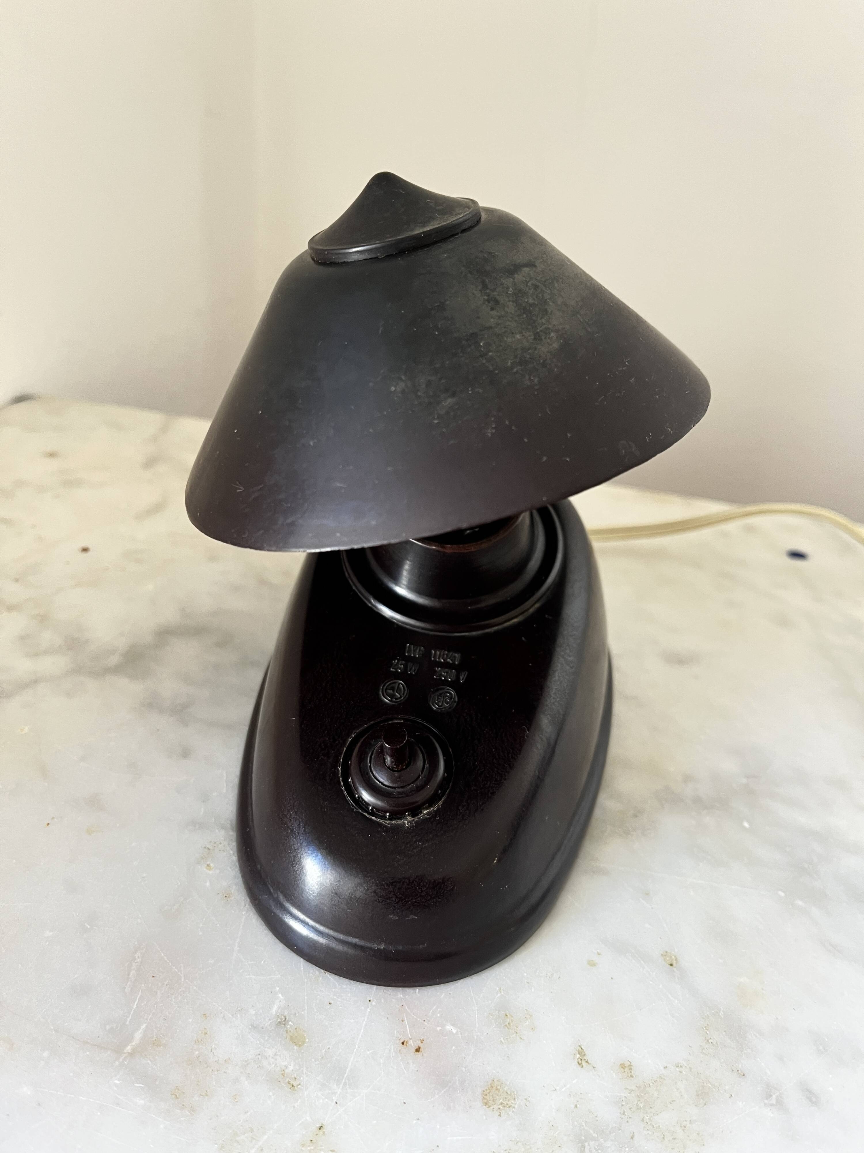 Lampe de table en bakélite Typ 11641 par ESC Zukov, Tchécoslovaquie, années 30-50