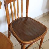 5 vintage bistro chairs