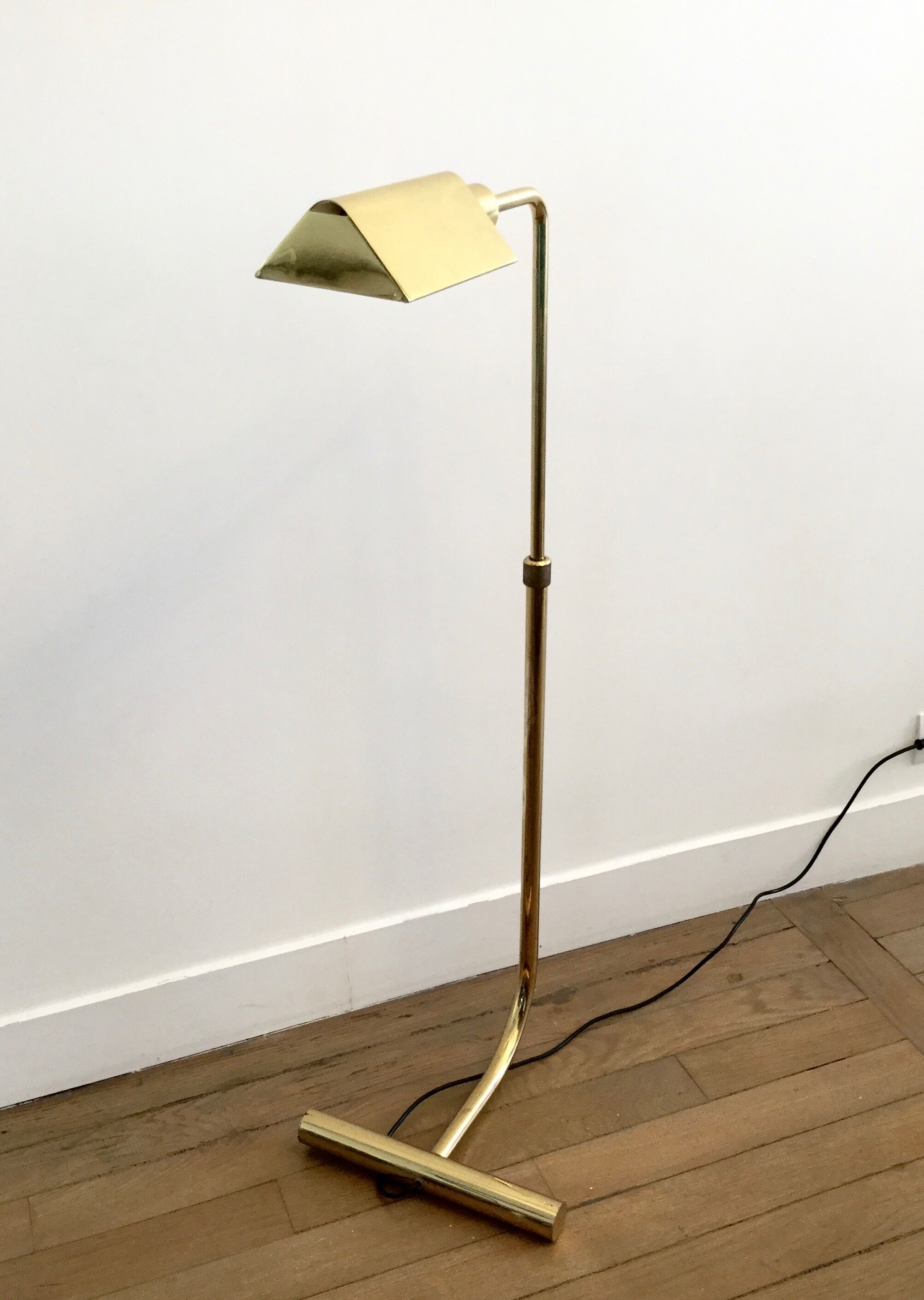 Golden brass e-reader by christian liaigre 80's