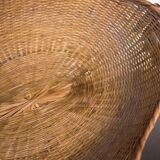 Wicker basket in the shape of a duck