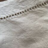 VR monogrammed cotton and linen sheet, 1900s