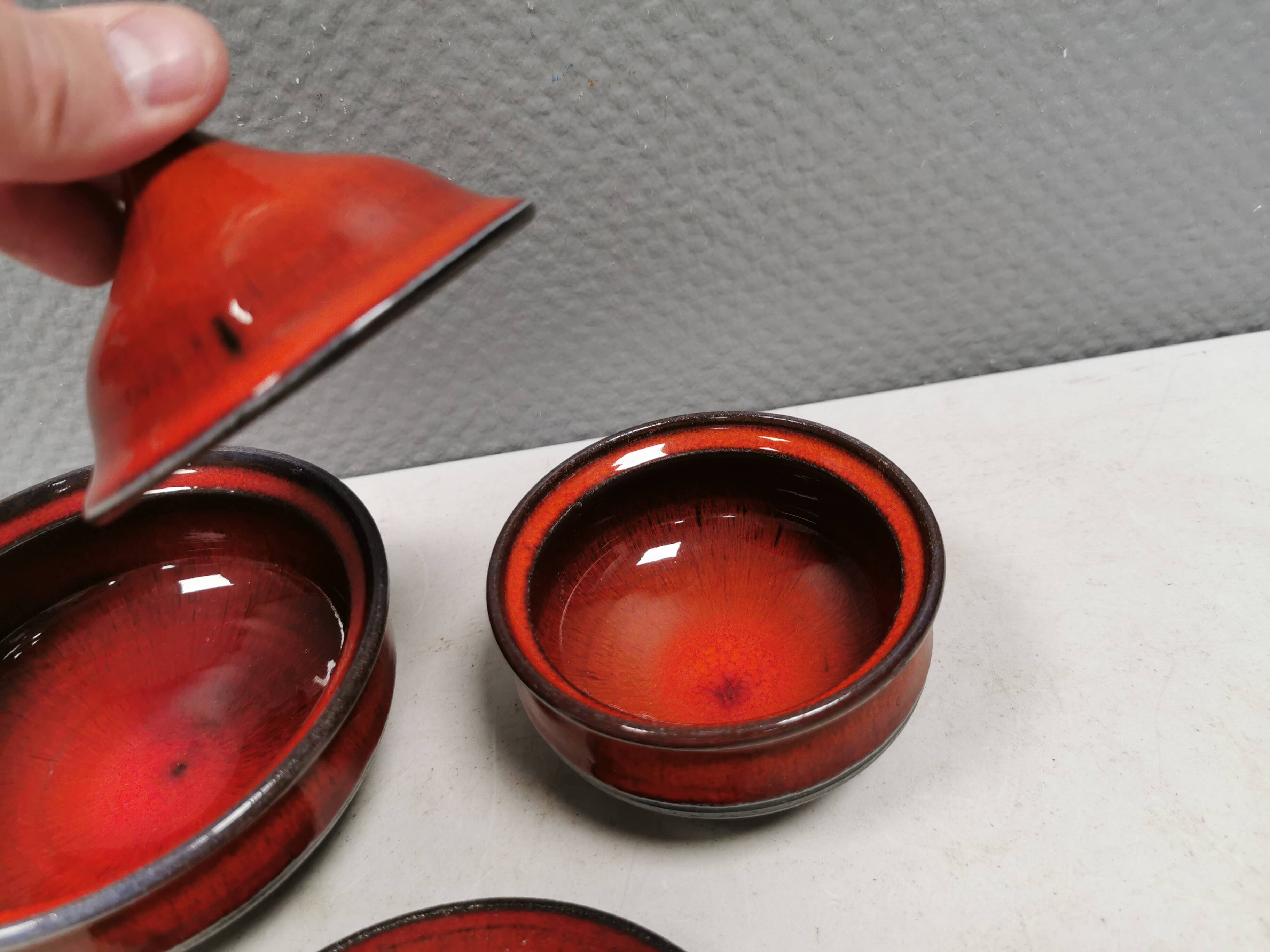 A lovely ceramic LOT from Danish Ditlev ceramics from the 1980s.