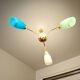 Mid-Century 1940s Sputnik Chandelier with 3 lights