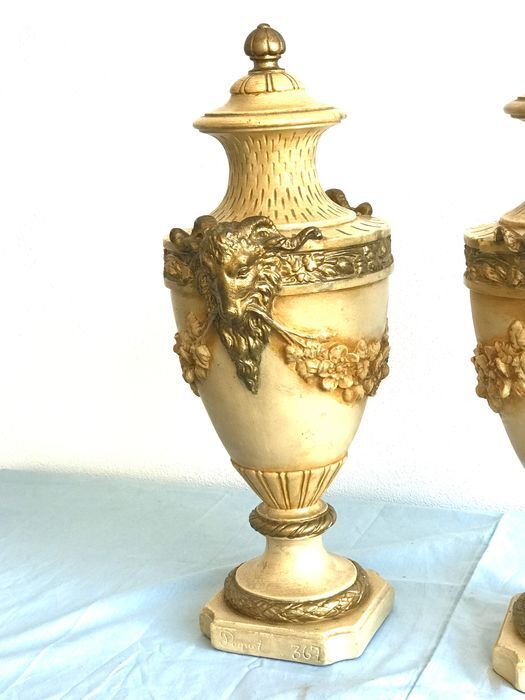 Paire de cassolettes - xixe - louis xvi