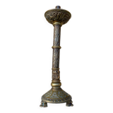 Old gilded bronze lamp base