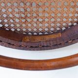 1900s Set of Four Bentwood and Cane Dining Chairs by Josef Hoffmann, Labele