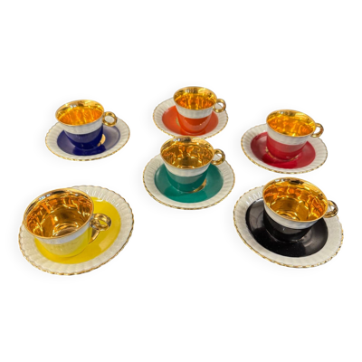 Service à café Bernardaud , Limoges 1920