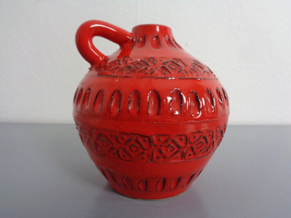 Ceramic vase by Aldo Londi for Bitossi, 1960s