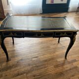 Bureau Louis XV  en bois noirci