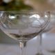 6 mouth-blown champagne glasses 50s