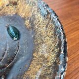 Danish Scandinavian bowl from the mid-century by Clara Helmich, 1960s.