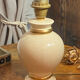 Pied de lampe en céramique craquelée  Le Dauphin
