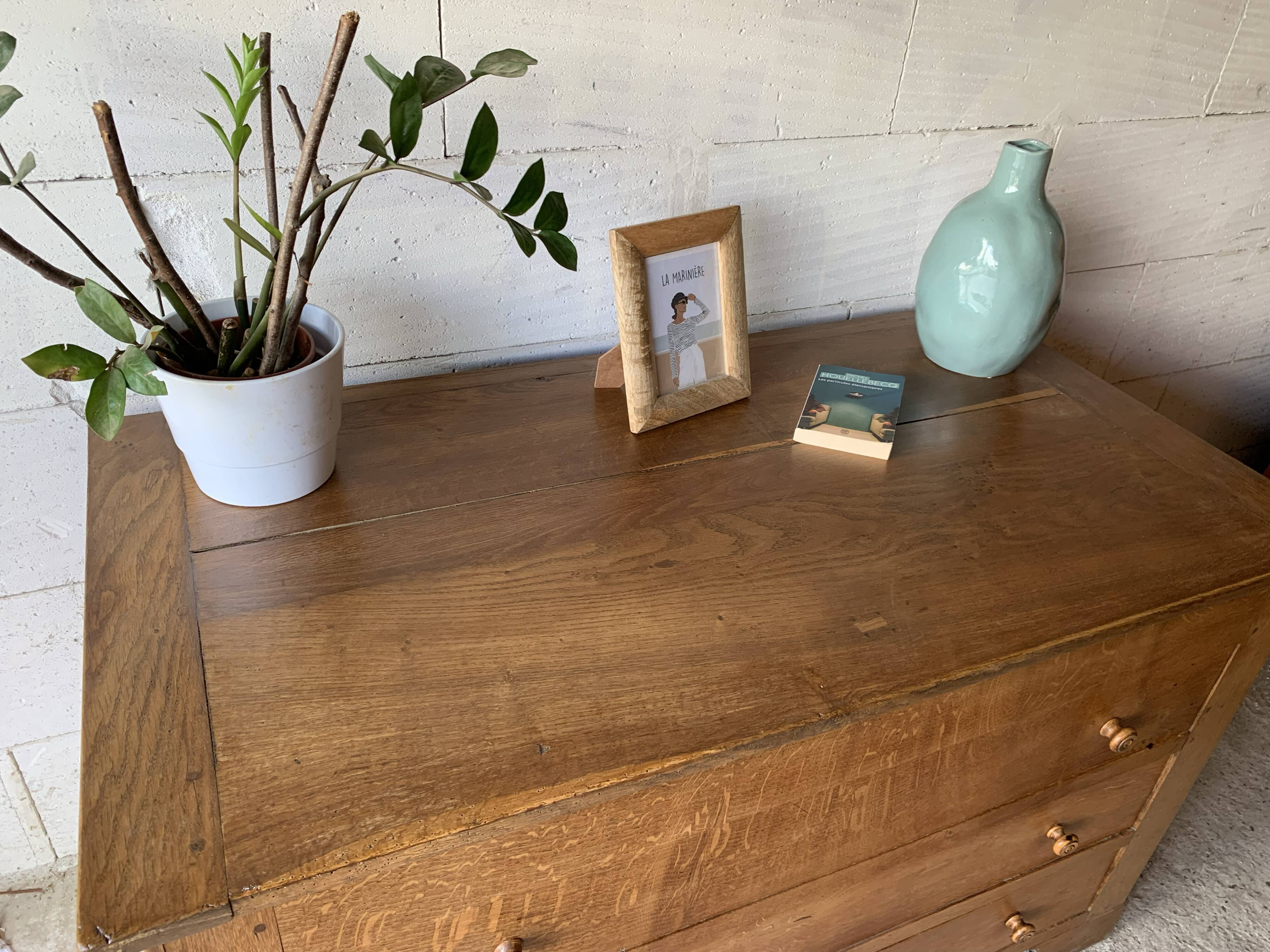 Chest of drawers, solid wood chest of drawers, 1950s