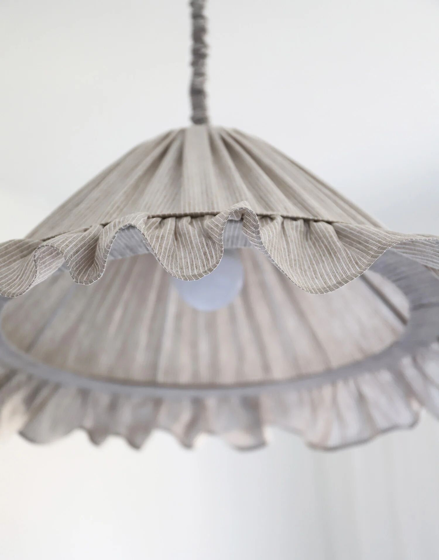 Suspension EMILIA — Fine Stripes Olive