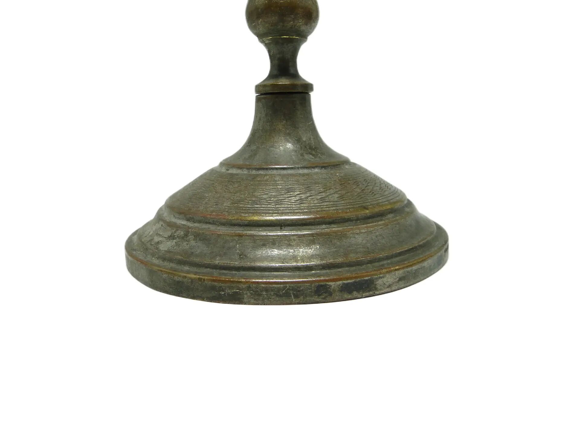 Empire candlestick, silver-plated brass, Austria, early 20th century