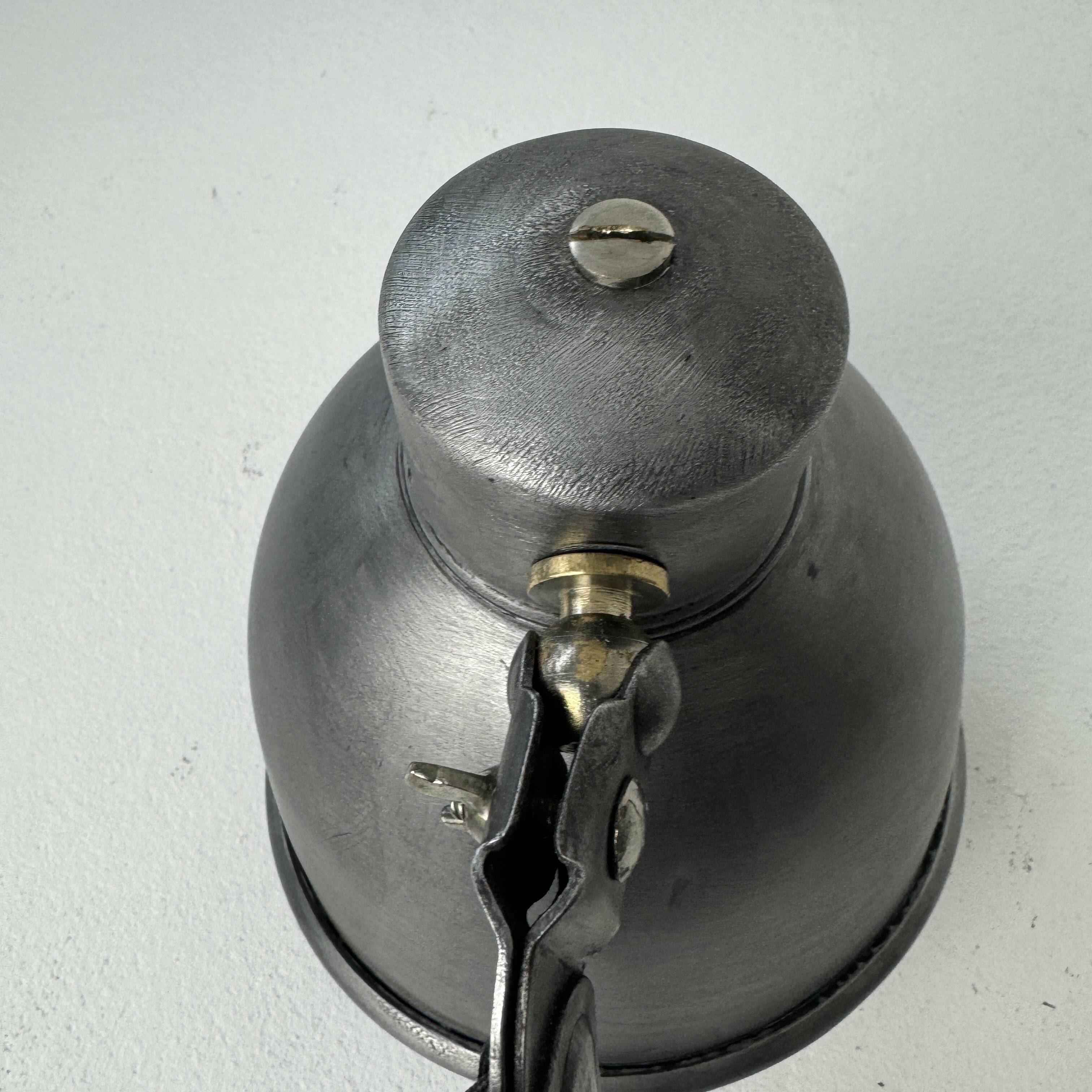Ancienne lampe applique accordeon industrielle bauhaus