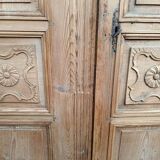 Armoire en sapin art populaire