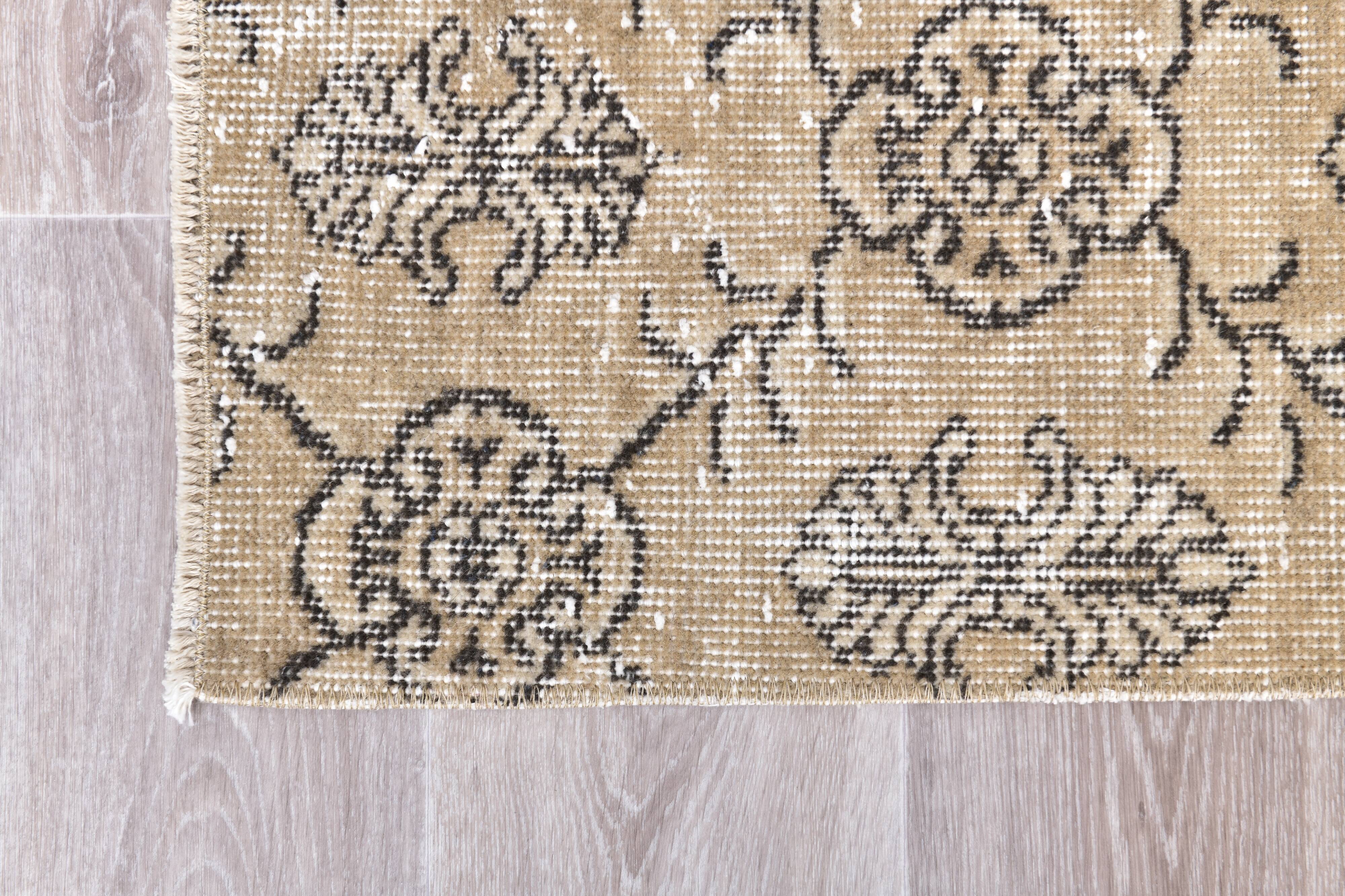 Light Mustard & Black Turkish Rug 215x296Cm SK 240852