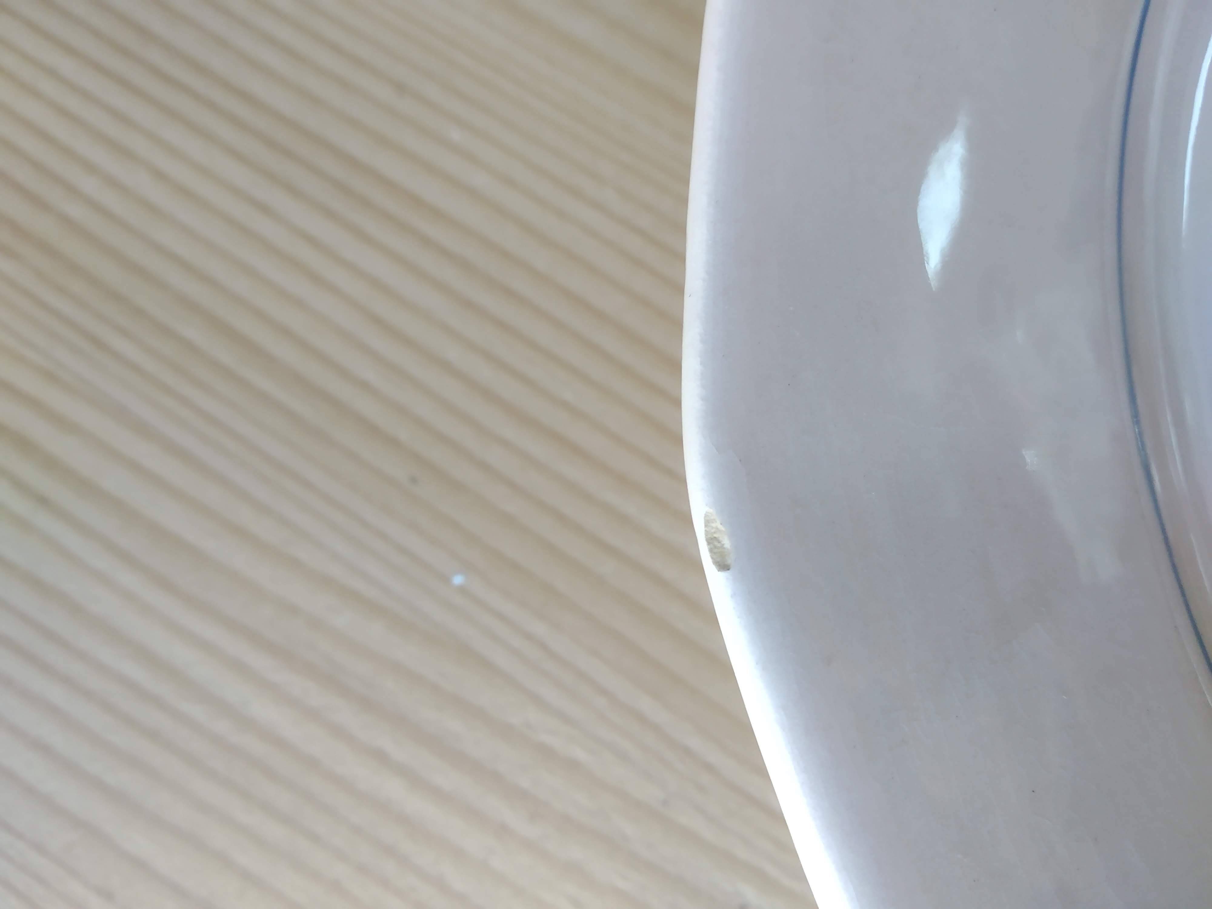 6 Digoin Hand-Painted Flower Plates