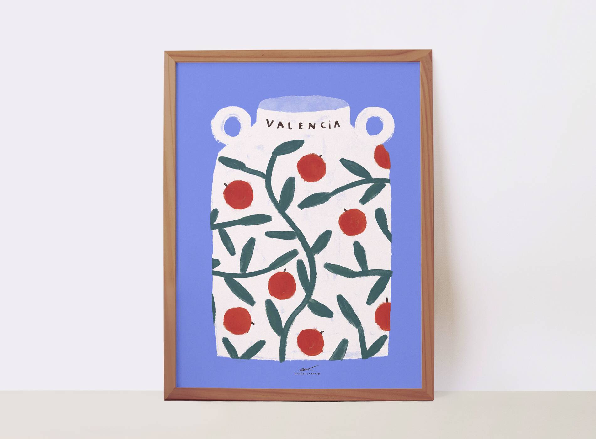 Valencia Vase - Wall poster 50x70cm