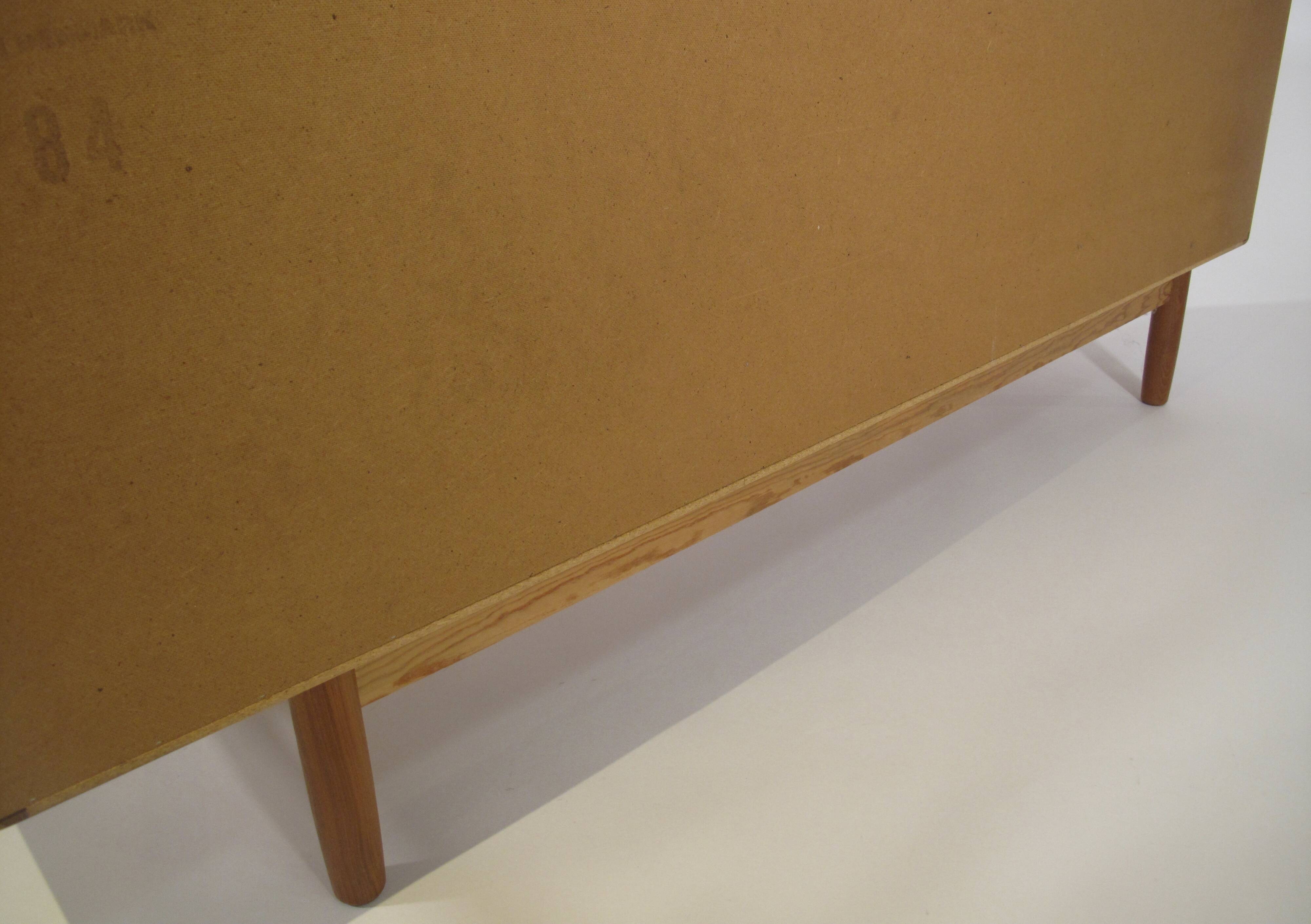 Enfilade scandinave en teck pas Hp Hansen Danemark 1960's