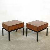 Pair of Marcel Gascoin bedside tables