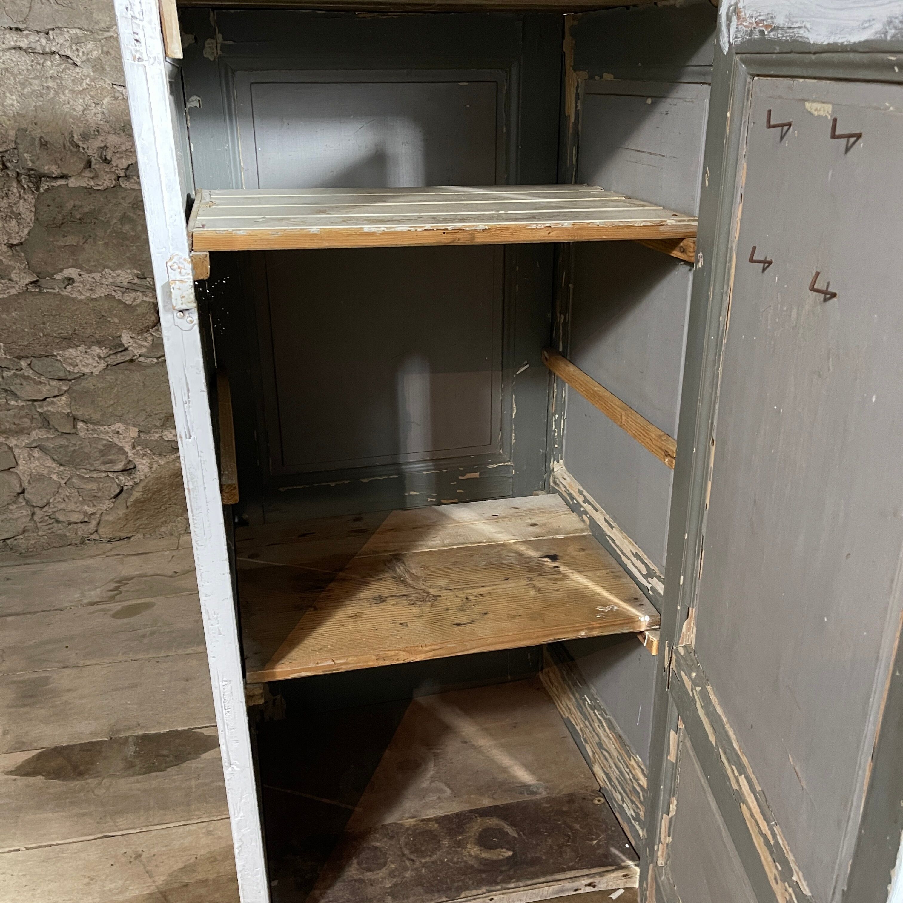 White workshop cabinet