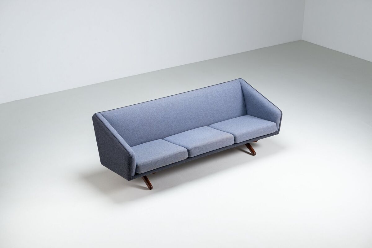 Illum Wikkelso ML-90 three-seater sofa Laursen Denmark 1960
