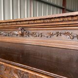 Neo Renaissance sideboard, France chateau Renaissance style Louis XIII carved oak 1880