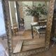 Antique gold mirror