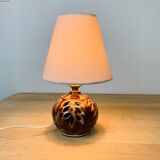 Openwork ceramic ball lamp foliage