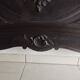 Rocaille Louis XV style headboard, black patina