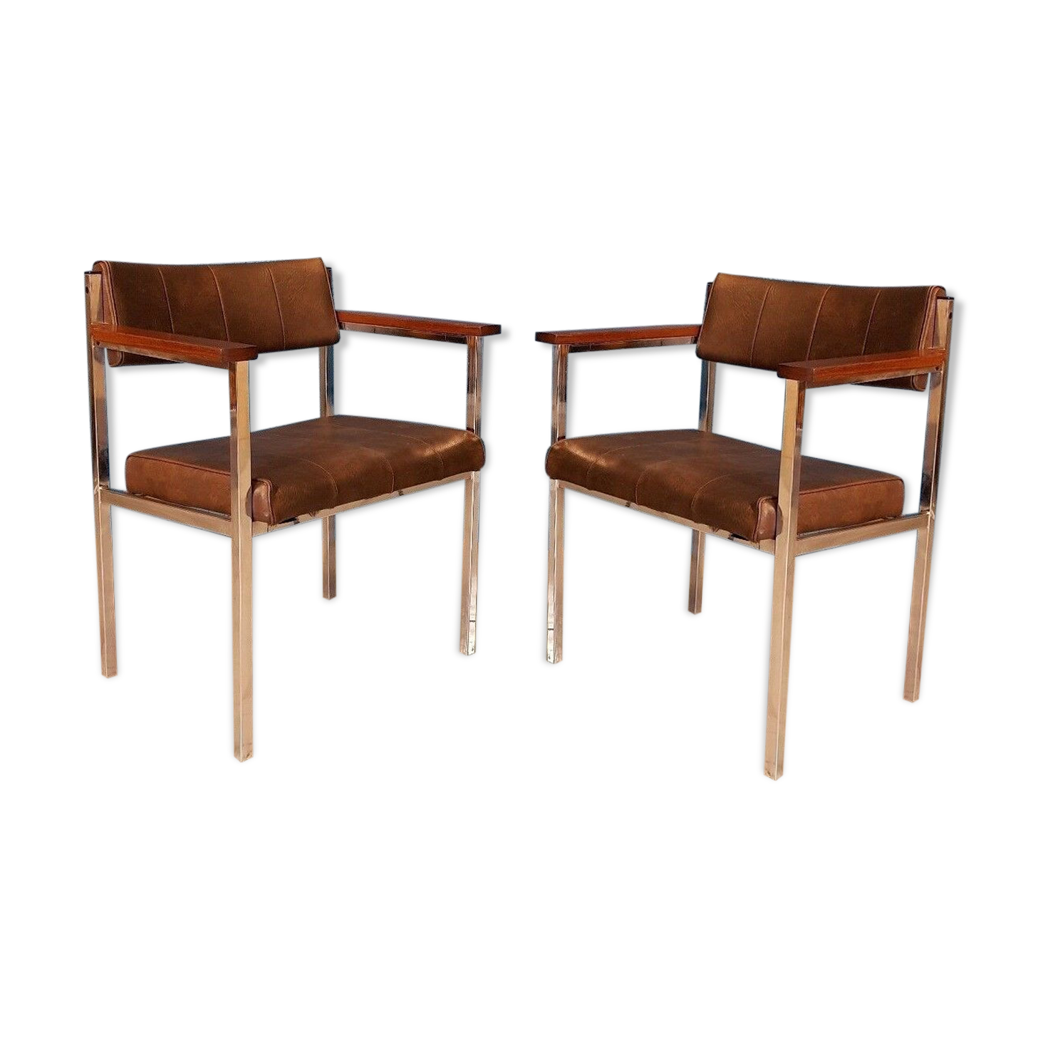 Pair of vintage armchairs, 1970s