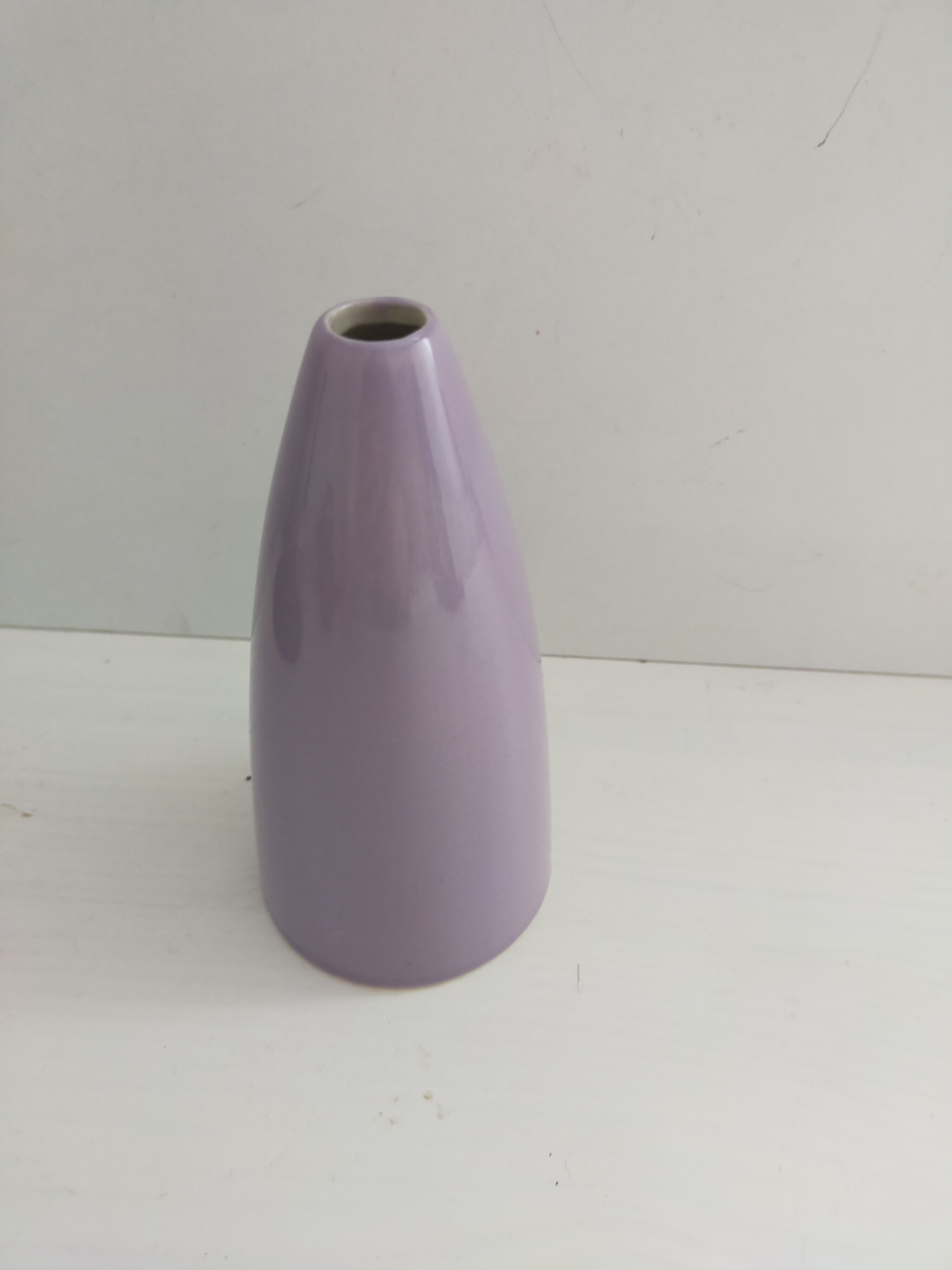 small purple vase