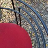 6 chairs from the 80s, metal structure
