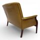 Two-seater green foam leather sofa Froxfield by Parker Knoll, 1960.
