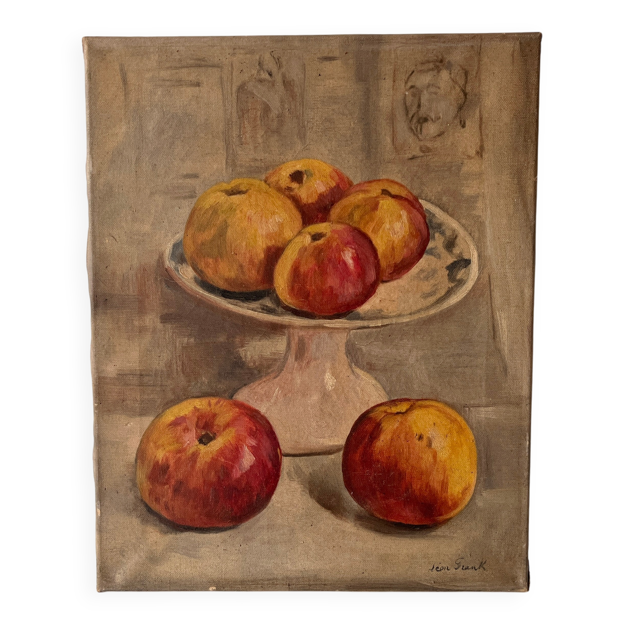 Still Life with Apples circa 1930, oil painting on canvas