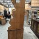 Corner cabinet in oak, late 19th century.