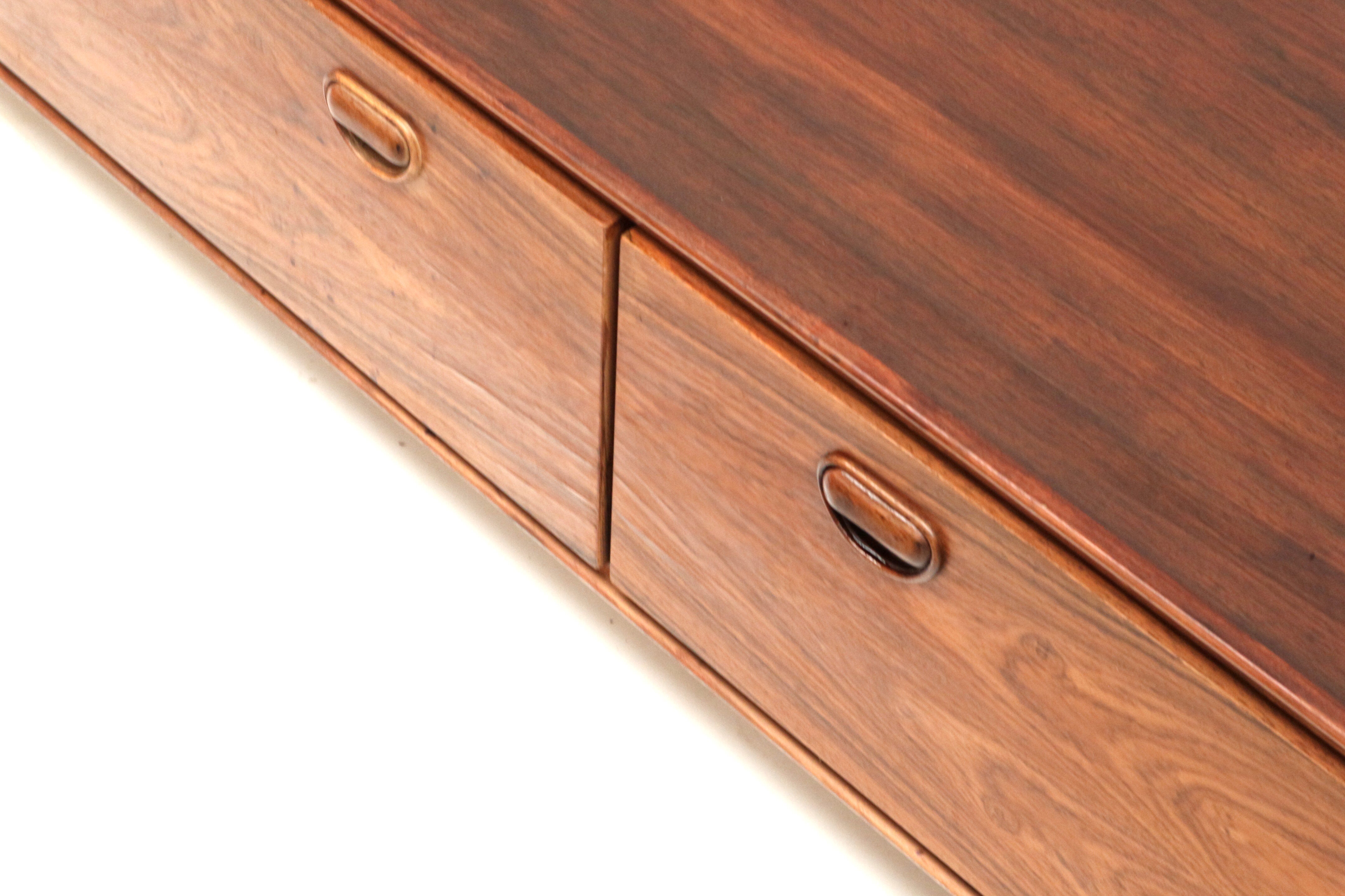 Vintage rosewood low sideboard / lowboard made in the 60s