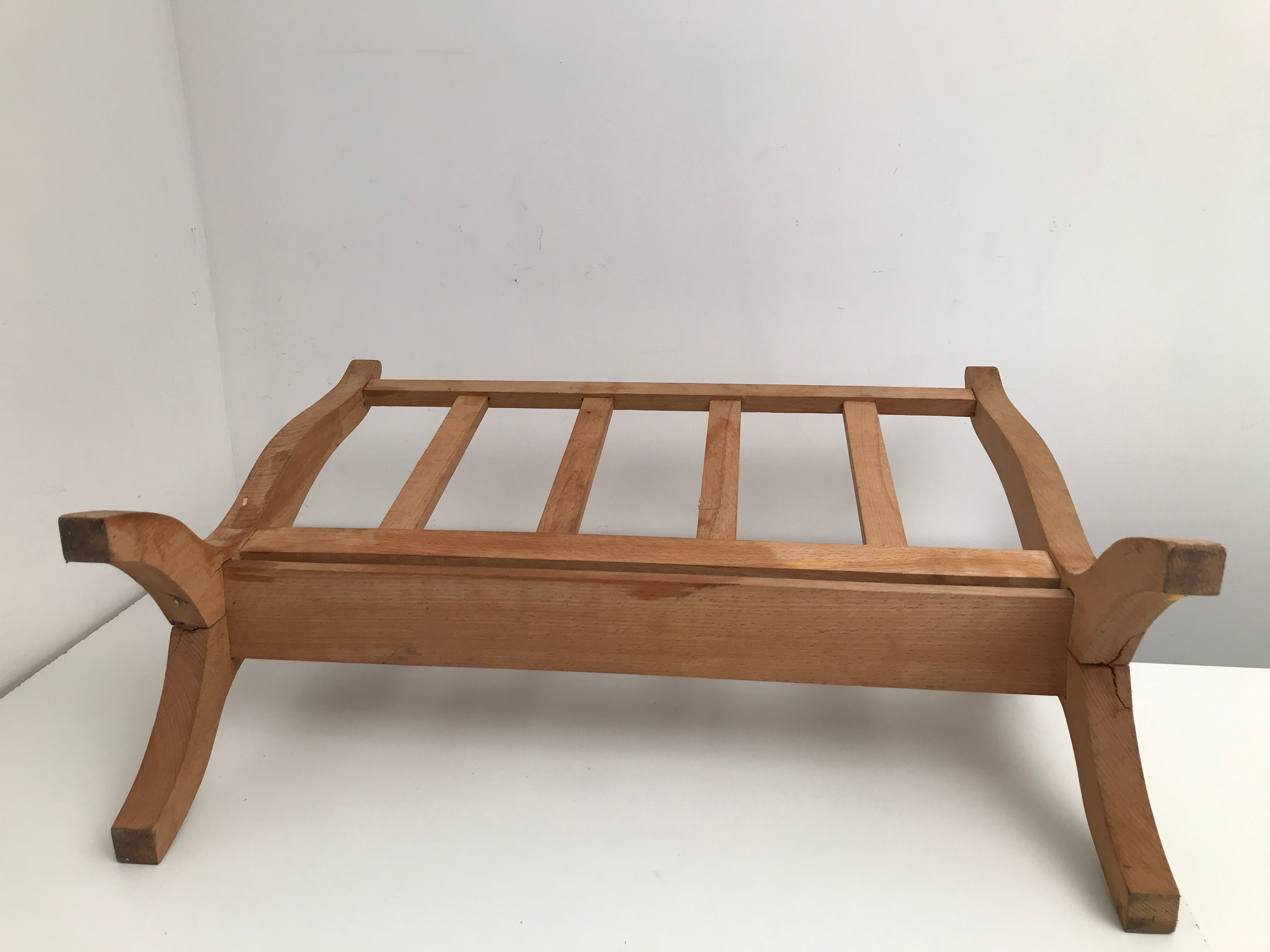 Vintage wooden magazine door